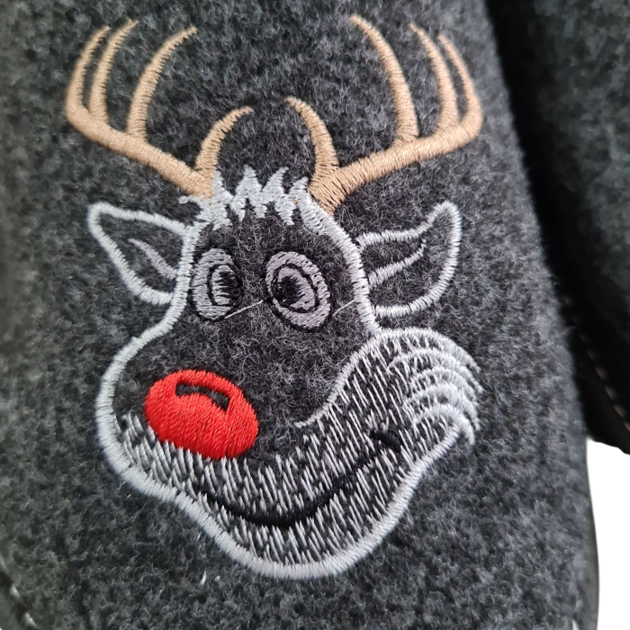 Papuci de casa pentru barbati, model cu reni [5]