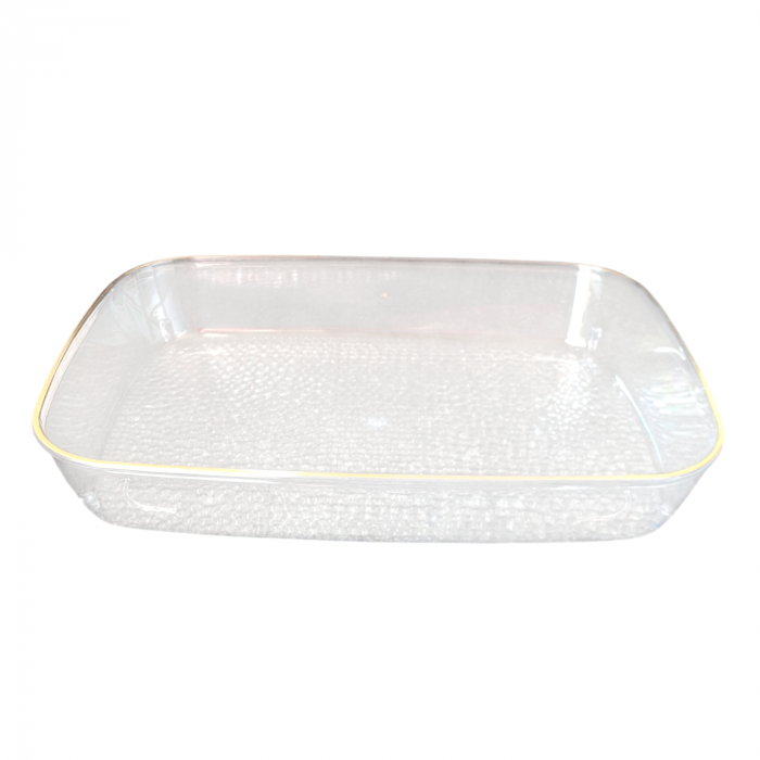 Set 3 recipiente servire, transparent [2]