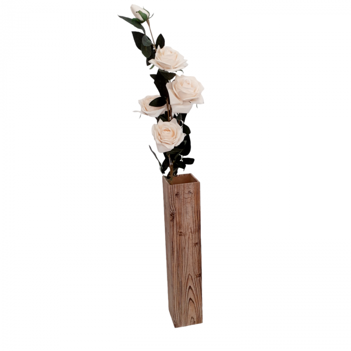 Fir trandafir alb roze 110 cm_1 [3]