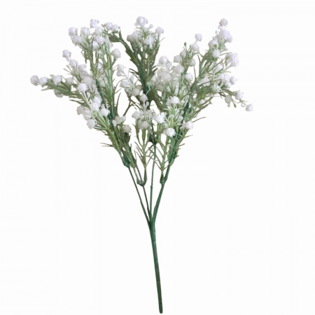 Buchet flori artificiale albe mici 30 cm [1]