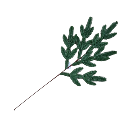 Crenguta decorativa pentru Craciun cu brad artificial, 76 cm, 5 ramuri [1]