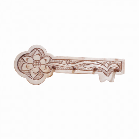 Cuier pentru chei din lemn sculptat_34x12 cm [5]