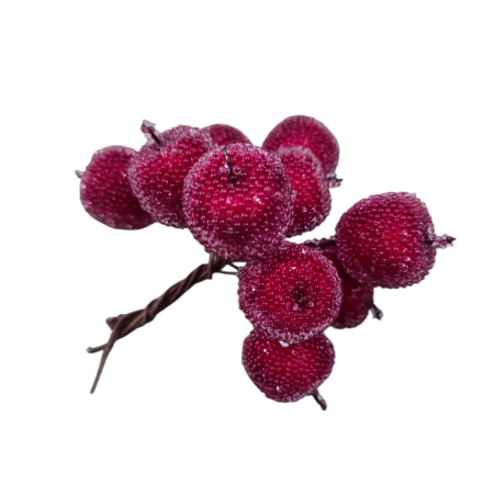 Decor merișoare inghetate 6cm [3]