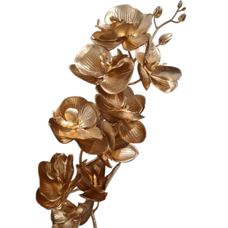 Fir orhidee decorativa auriu_95 cm [4]