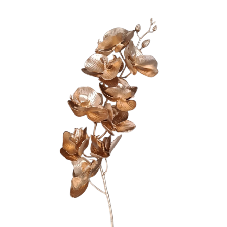 Fir orhidee decorativa auriu_95 cm [2]