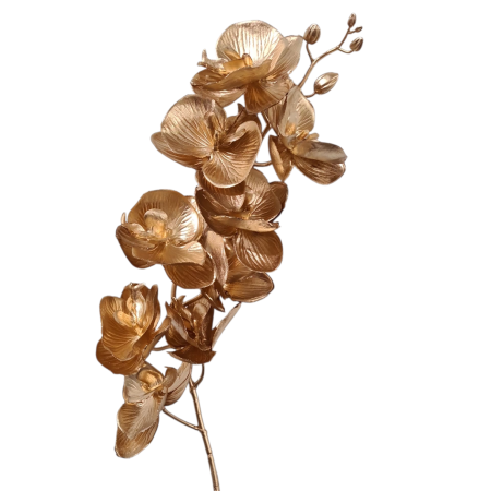 Fir orhidee decorativa auriu_95 cm [6]
