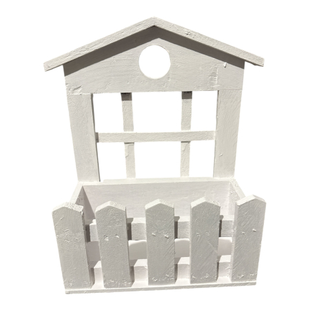 Vara - Ghiveci din lemn pentru aranjamente florale, 20x25x11cm