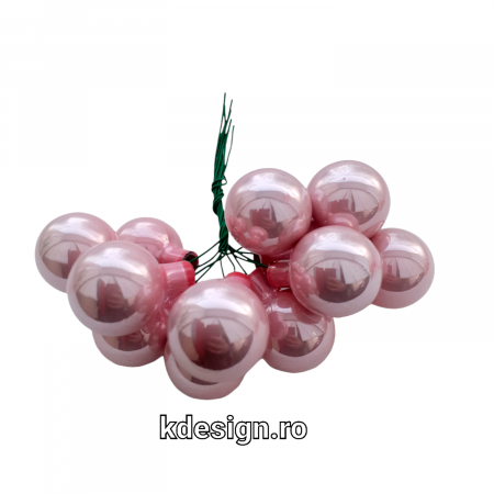 Creativitate DIY - Glob roz lucios 2 cm