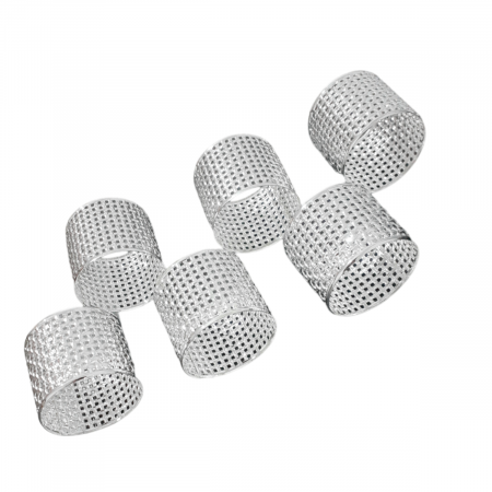 Articole de bucatarie si servirea mesei - Inel de metal pentru șervet masă set 6 buc- KDesign.ro