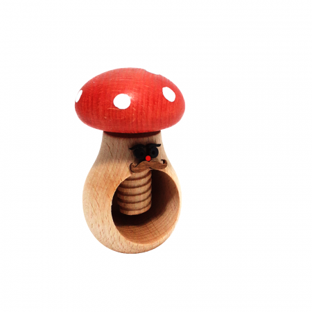 Spărgător de nuci cu mustață și șurub, model ciupercă [2]