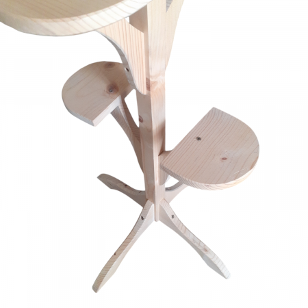 Suport din lemn pentru 7 ghivece cu flori [4]