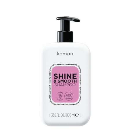 Shine & Smooth - Stralucire si Intindere - Kemon Care Shine & Smooth Shampoo - Sampon pentru netezire si stralucire 1000 ml