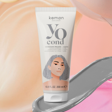 Tratamente pentru par vopsit - Yo Cond Balsam nuantator Argento 200 ml
