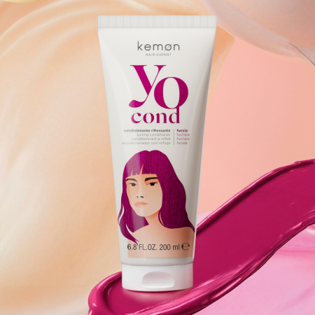 Tratamente pentru par vopsit - Yo Cond Balsam nuantator Fucsia 200 ml