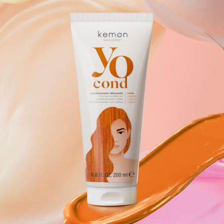 Tratamente pentru par vopsit - Yo Cond Balsam nuantator Rame 200 ml