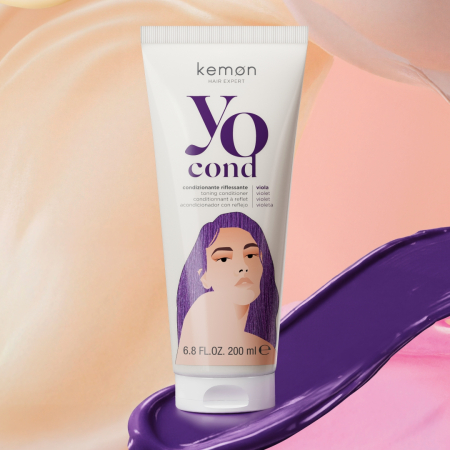 Tratamente pentru par vopsit - Yo Cond Balsam nuantator Viola 200 ml