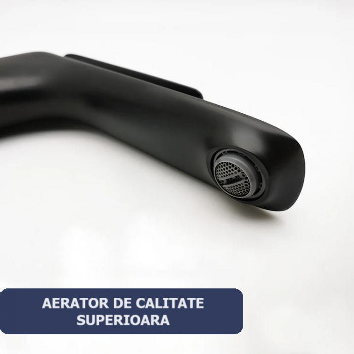 Baterie lavoar inaltata, alama, kit instalare inclus, negru RV7401HB [7]