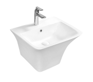 Lavoar suspendat alb din ceramică sanitară [2]