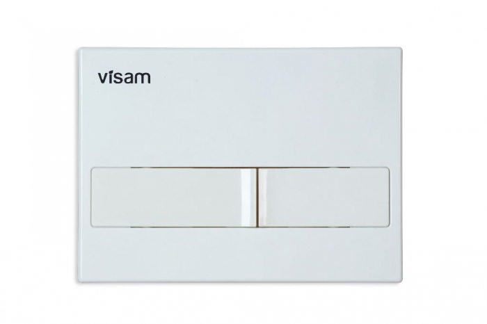 Set Cadru Metalic Incastrat cu Rezervor Visam 80 Slim + Clapeta Alb/Gri/Negru [3]
