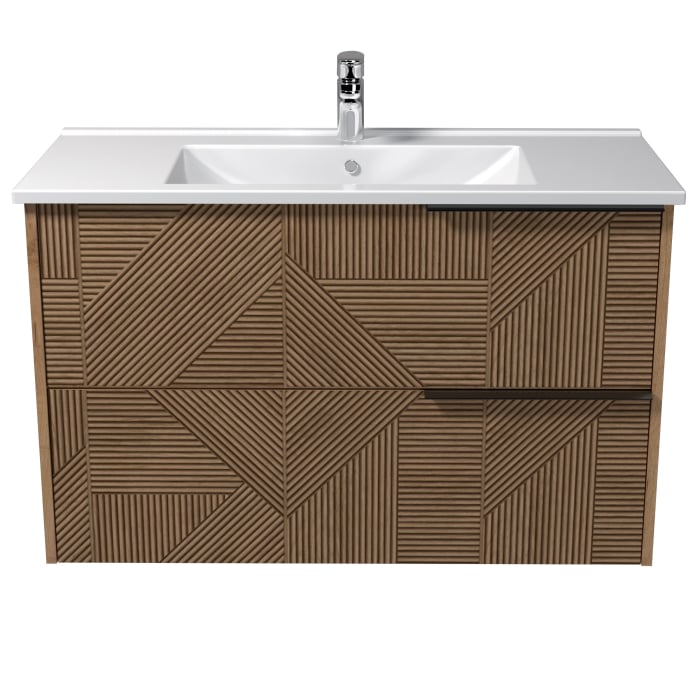 Mobilier baie Suspendat Cubic Wood 91 [4]