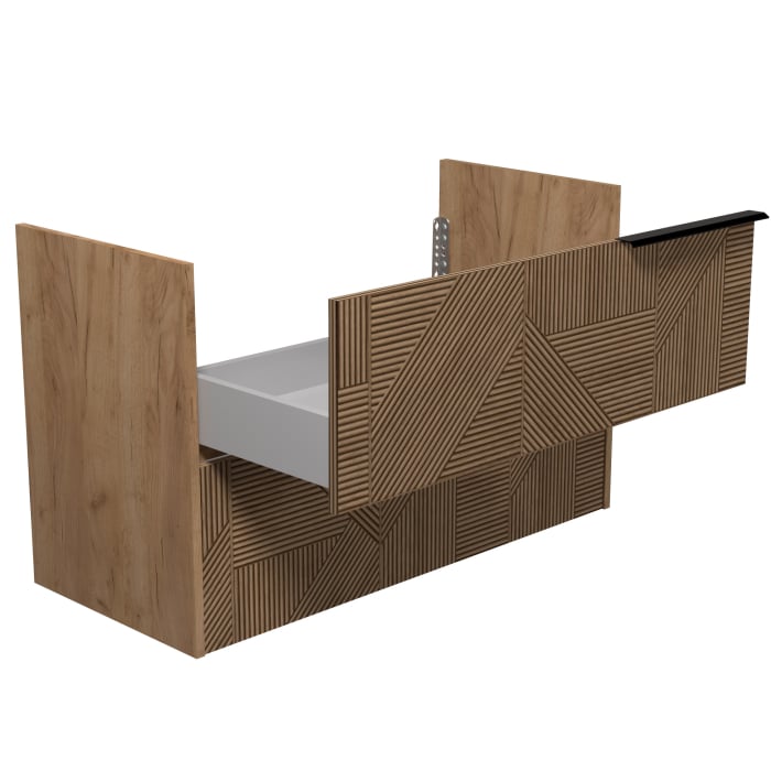 Mobilier baie Suspendat Cubic Wood 91 [8]