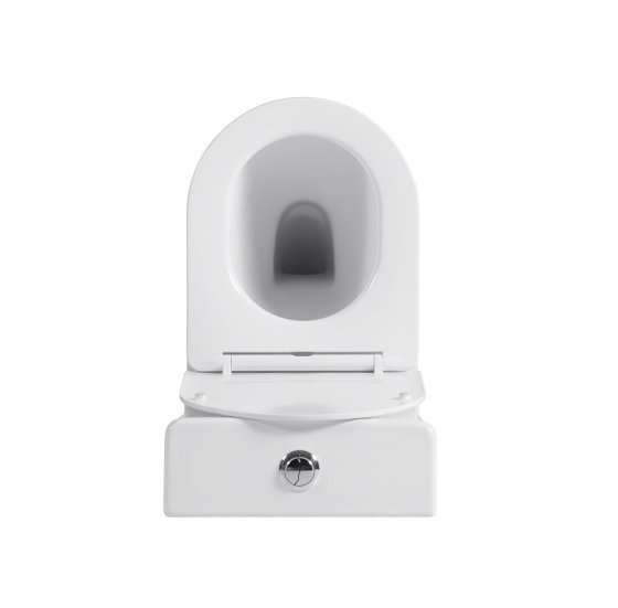 Set vas WC pe pardoseală din ceramică cu capac soft-close [3]