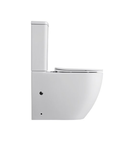 Set vas WC pe pardoseală din ceramică cu capac soft-close [4]