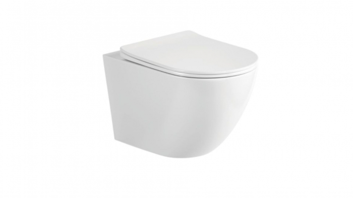 Set Vas WC suspendat Rimless si Capac SoftClose cu Vas Bide [2]