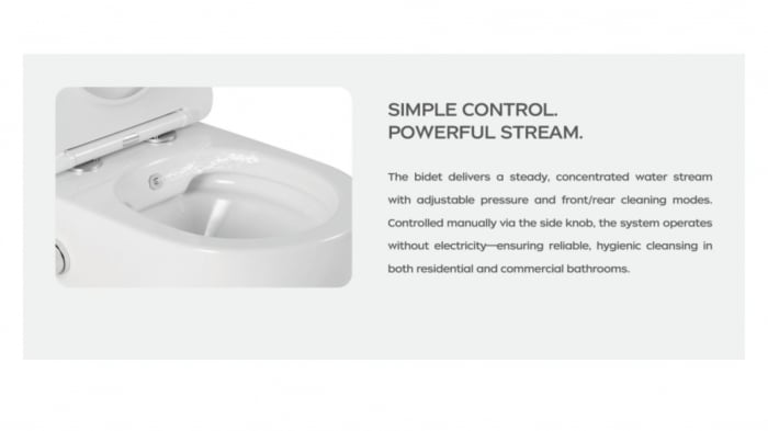 Vas WC suspendat Rimless si Capac SoftClose cu functie bide integrata [5]