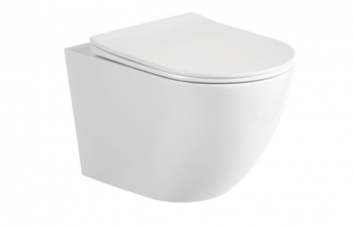 Set Vas WC  Sofia suspendat Tornado alb ceramica + capac UV softclose T203T [1]