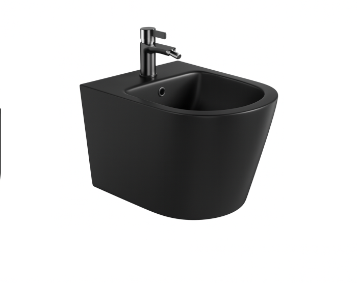 Set Vas WC suspendat rimless cu capac Softclose + Bideu Sinto  Suspendat [4]