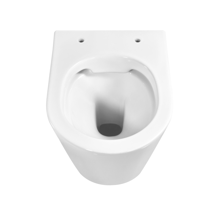 Set WC cu rezervor încastrat Visam și vas WC suspendat rimless [4]
