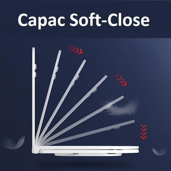 Set Vas WC  Sofia suspendat Rimless Tornado alb ceramica cu capac soft-close T203T [3]