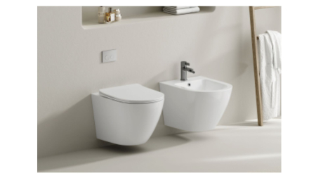 4 in 1 Set Rezervor incastrat Visam Slim 80 clapeta alba/gri/negru  cu Vas WC Suspendat Sofia alb si capac UV softclose [2]