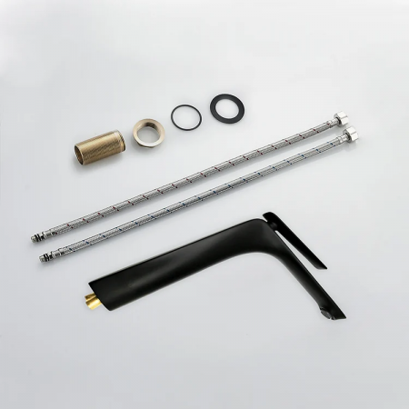Baterie lavoar inaltata, alama, kit instalare inclus, negru RV7401HB [5]