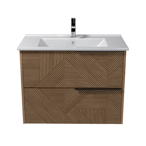 Mobilier baie Suspendat Cubic Wood 81 [6]