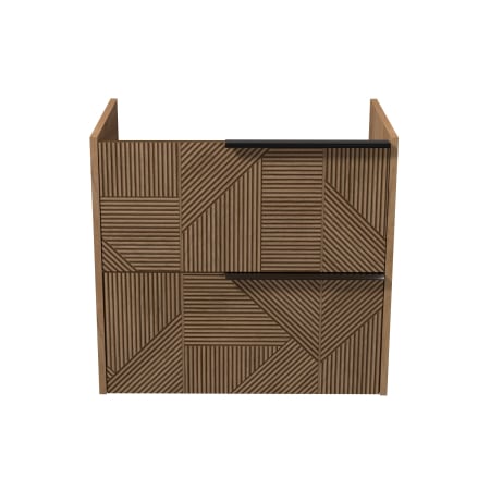 Set Mobilier de Baie Suspendat Cubic Wood  + Lavoar Alb integrat Palace Wide din Ceramica in 3 dimensiuni 61/81/91 [9]