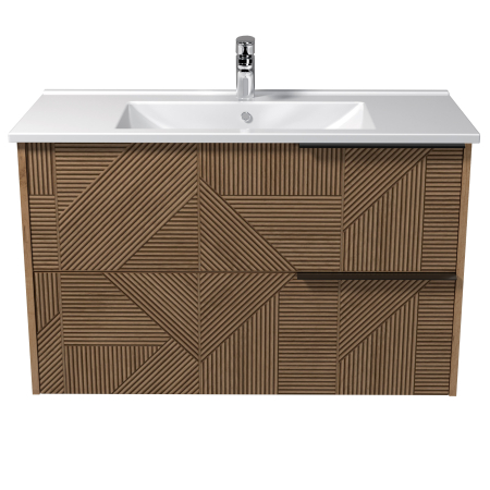 Mobilier baie Suspendat Cubic Wood 91 [3]