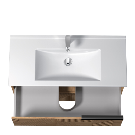 Mobilier baie Suspendat Cubic Wood 91 [4]