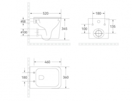 Vas WC suspendat Rimless si Capac SoftClose [5]