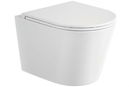 Set Vas WC  suspendat  Atena rimless alb ceramica + capac UV softclose T201 [1]