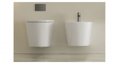 Set Vas WC suspendat Rimless si Capac SoftClose cu Vas Bide [1]