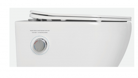 Vas WC suspendat Rimless si Capac SoftClose cu functie bide integrata [5]