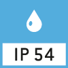 IP54 dust and spray protection