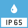 IP65 dust and spray protection
