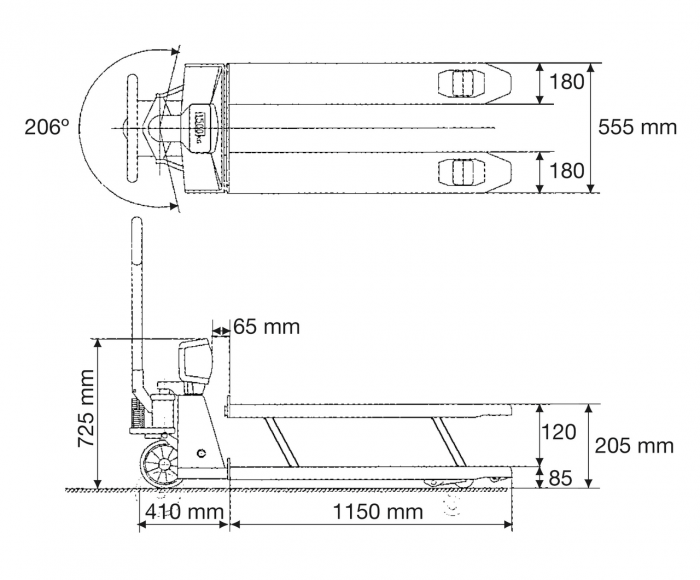 Cantar transpalet KERN VHB 2T1 imagine principala [7]