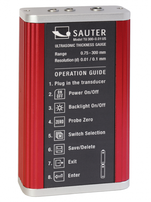 Dispozitiv ultrasonic pentru masurarea grosimii SAUTER TU 300-0.01US imagine principala [4]