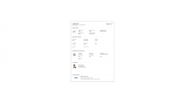 KERN EasyTouch SET-06 Classification imagine principala [5]