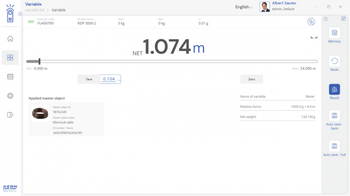 KERN EasyTouch SET-07 Variable imagine principala [2]