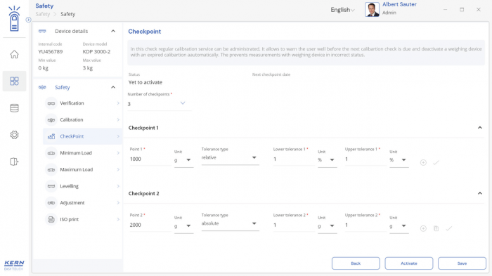 KERN EasyTouch SET-11 Safety imagine principala [7]